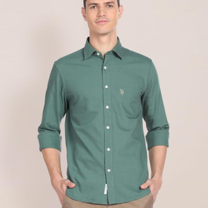 Men Shirt and casual wear.Green