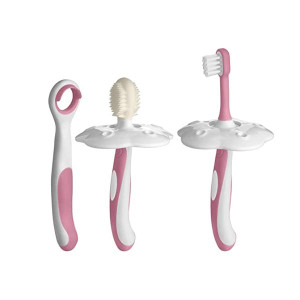 Ultra Care Oral Hygiene Combo for Babies/Kids (Manual,Pack of Pink Set)
